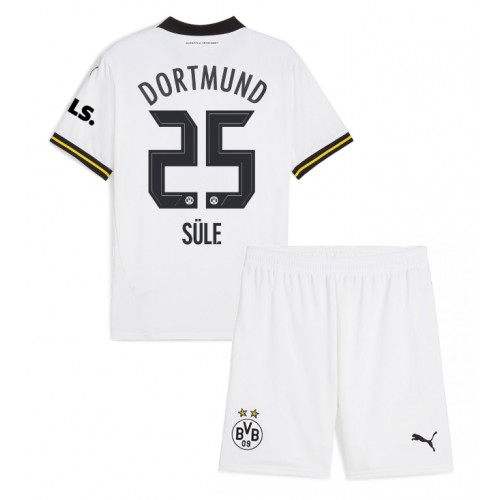 Fotbalové Dres Borussia Dortmund Niklas Sule #25 Dětské Alternativní 2024-25 Krátký Rukáv (+ trenýrky)